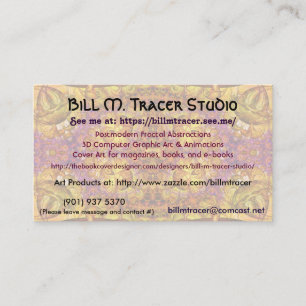 Bill M Tracer Studio Business Cards Final 1