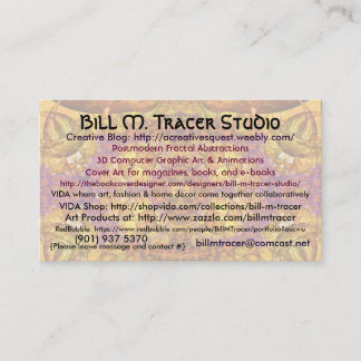 Bill M Tracer Studio Business Cards Final 7