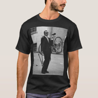 Bill Murray Bike Framed Art Print T-Shirt