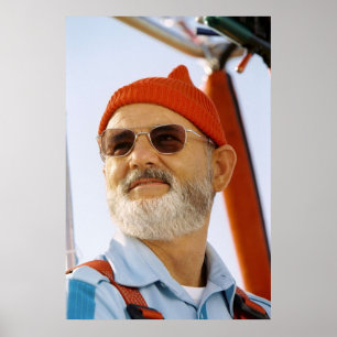 Bill Murray Life Aquatic Poster