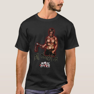 Bill Oberst Jr. Axe and MoreHorror.com T-shirt