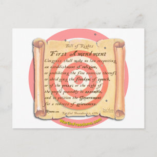 Bill of Rights Postcard