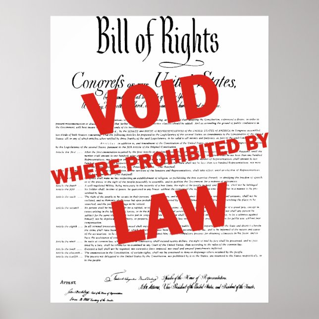 Bill of Rights - VOID Poster (Front)
