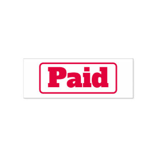 Bill Paid Red Office & Business Stamp