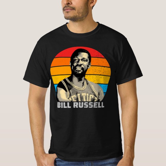 Bill Russell Memories Retro T-Shirt (Front)