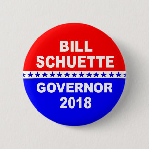 Bill Schuette Governor Michigan 2018 Button