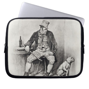 Bill Sykes and his dog, from 'Charles Dickens: A G Laptop Sleeve