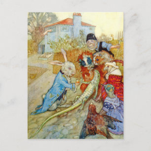 Bill the Lizard at the Rabbit's House Postcard