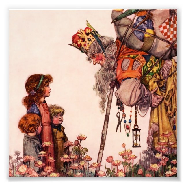 “Bill the Minder” by W Heath Robinson Photo Print (Front)