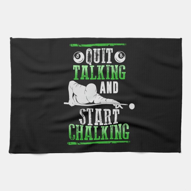 Billard Style Tea Towel (Horizontal)