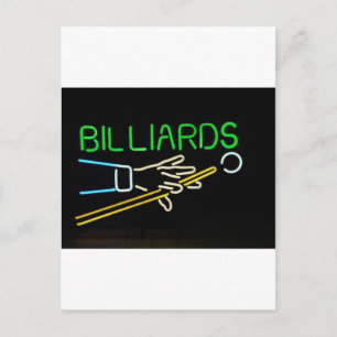 billards postcard