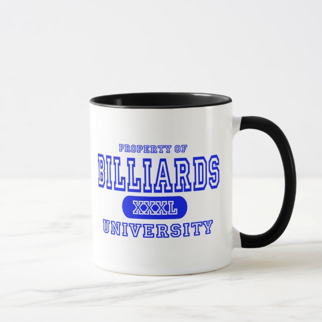 Billards University Mug (Right)