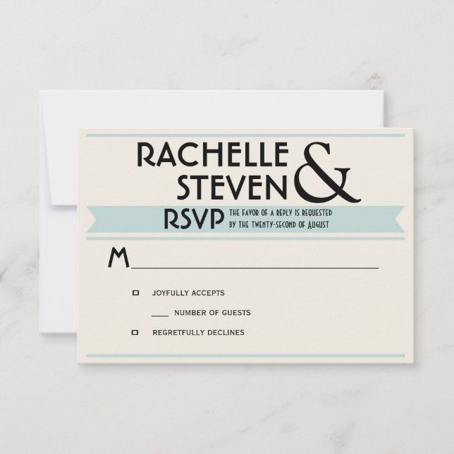 Billboard Wedding RSVP (Front)