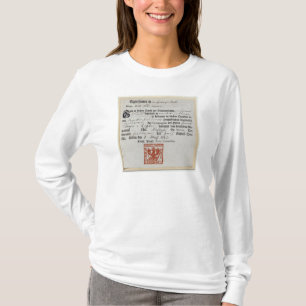 Billeting voucher, 1759 T-Shirt