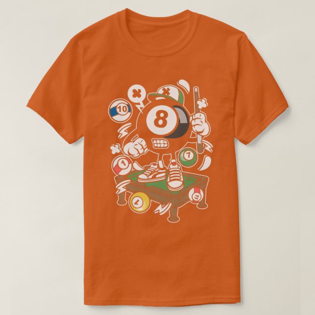 Billiard 2 (2) T-Shirt (Design Front)