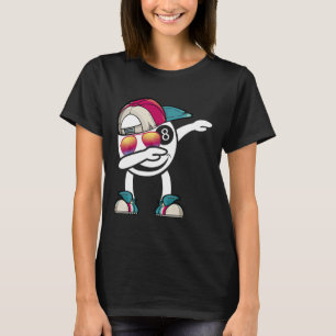 Billiard 8-ball Pool Billiard Ball Dabbing Dance - T-Shirt