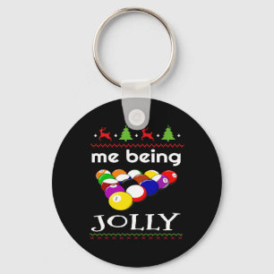 Billiard 8 Ball Pool Player Sarcasm Novelty Humour Key Ring