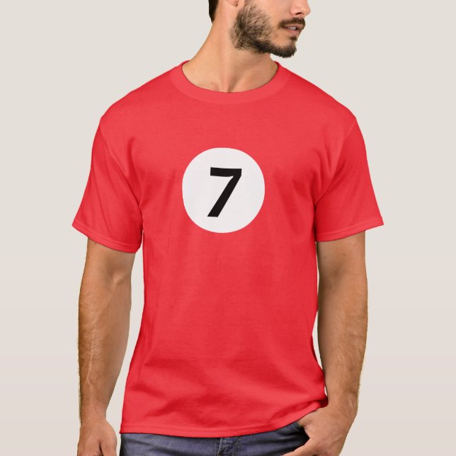 Billiard Ball 7 T-Shirt (Front)