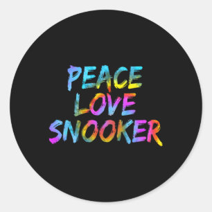 Billiard Ball Billiard Table Pool Billiards Peace Classic Round Sticker