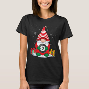 Billiard Ball Christmas Gnomes Cute Billiard Ball  T-Shirt