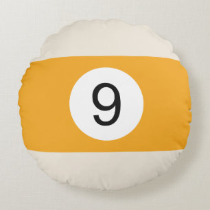 Billiard Ball Rond Cushions #9