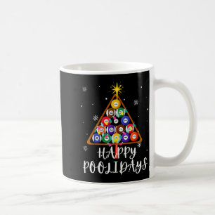 Billiard Ball Xmas Tree Ol Billiards Christmas  Coffee Mug