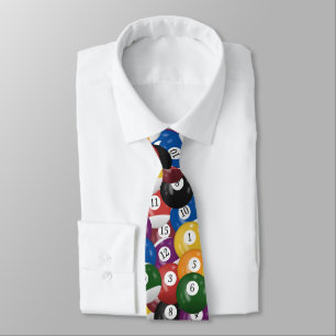 Billiard Balls Collection Tie