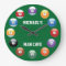 Billiard Balls Personalised Wall Clock