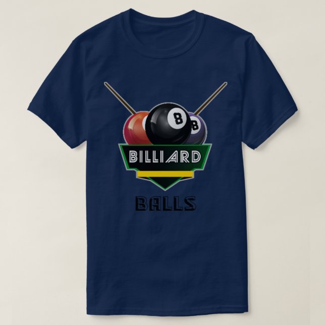 Billiard balls T-Shirt (Design Front)