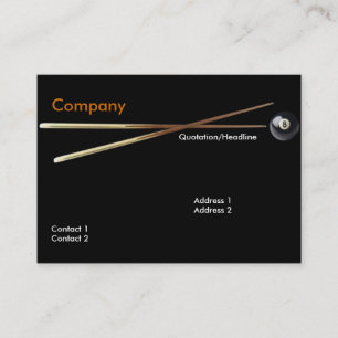 Billiard Business Card
