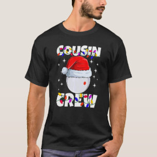 Billiard Cue Ball Play Pool Cousin Crew Christmas T-Shirt