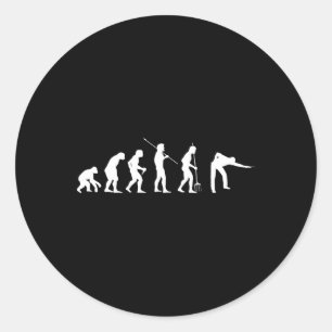 Billiard Evolution Snooker Pool Chalk Billiard Pla Classic Round Sticker
