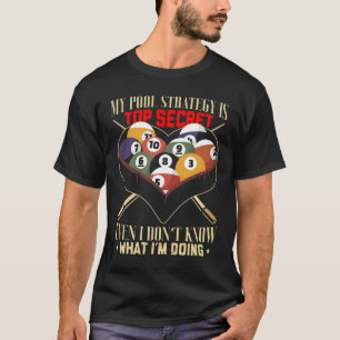 Billiard Joke 8 Ball Funny Pool Player T-Shirt