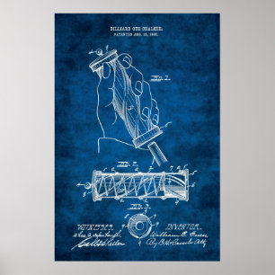 Billiard Patent Art #12 Pool Room Decor