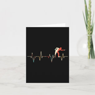 Billiard Player Heartbeat Billiards Pool Snooker Card