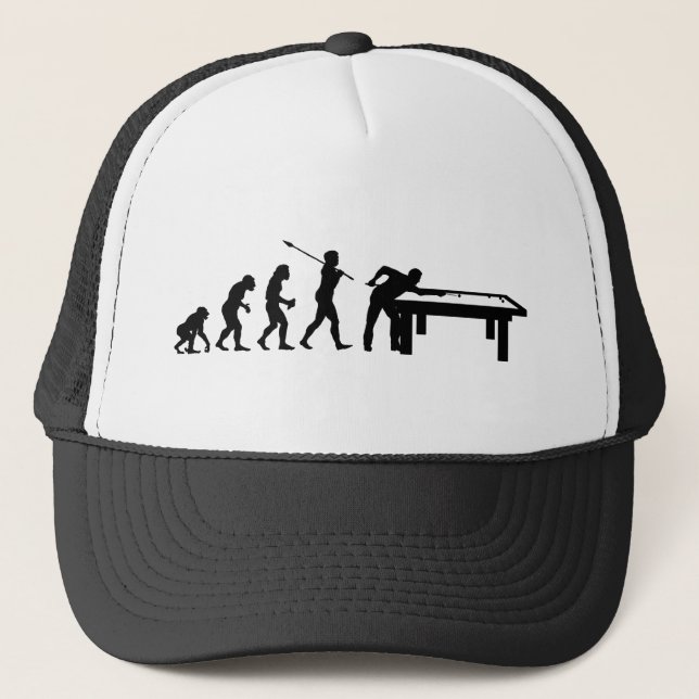 Billiard Player Trucker Hat (Front)