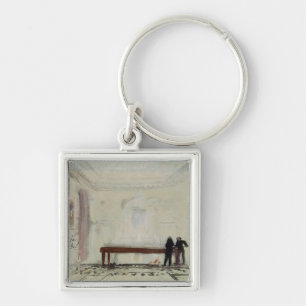 Billiard players at Petworth House, 1830 Key Ring