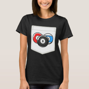 Billiard Pool Cute Pocket Ball T-Shirt