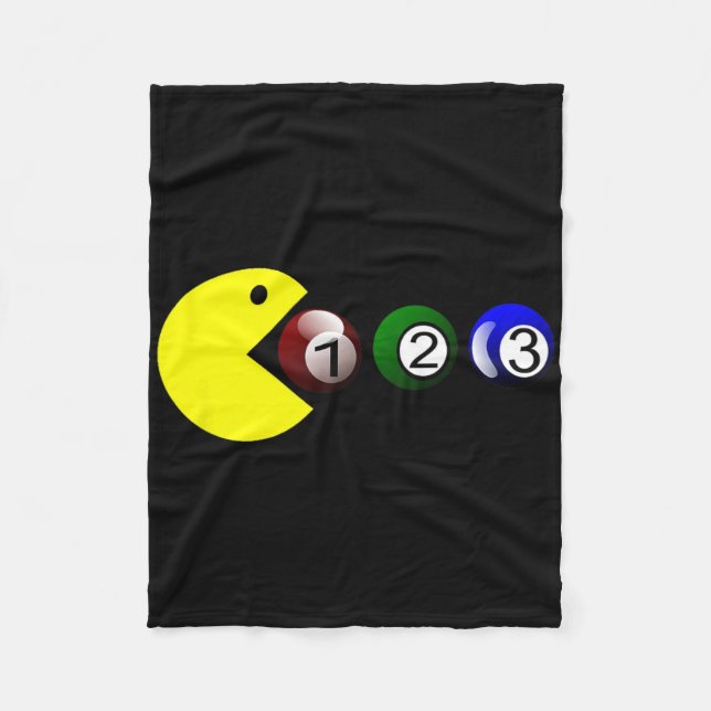 Billiard Pool Ll - Funny Billiards Player Lover Te Fleece Blanket (Front)