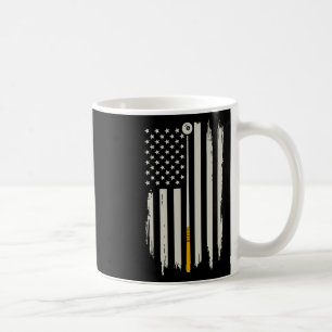 Billiard Pool Player Billiards Table Usa Us Americ Coffee Mug