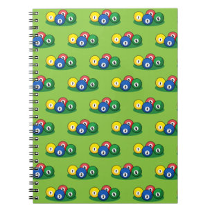 Billiard Pool Snooker Balls Notebook