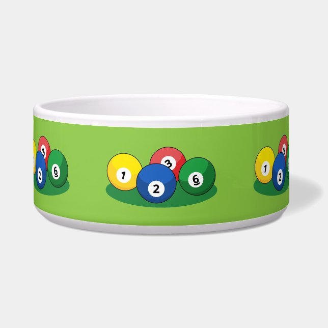 Billiard Pool Snooker Balls Pattern (Front)