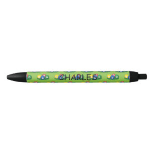 Billiard Pool Snooker Balls Personalize Black Ink Pen