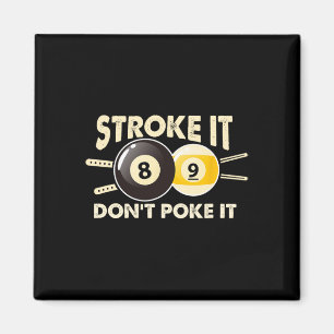 Billiard Pool Snooker Player Funny Stroke It Don't Magnet