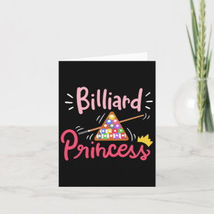 Billiard Princess Woman Billiards Cue Sports Pool Card