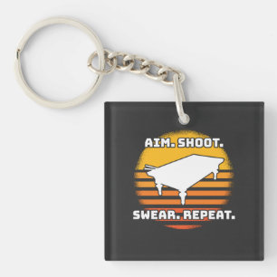 Billiard Retro Vintage Key Ring