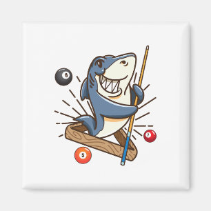 Billiard Shark Hustler Pool Shirts Girls Snooker G Magnet