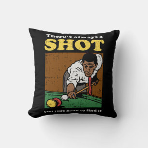 Billiard Snooker Retro Cushion