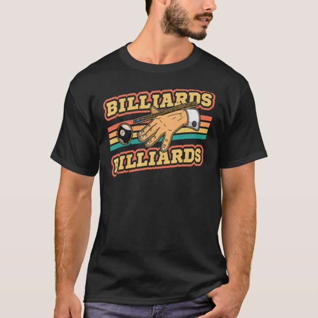 Billiard Table Billiard Game Billiard Player_2 T-Shirt (Front)