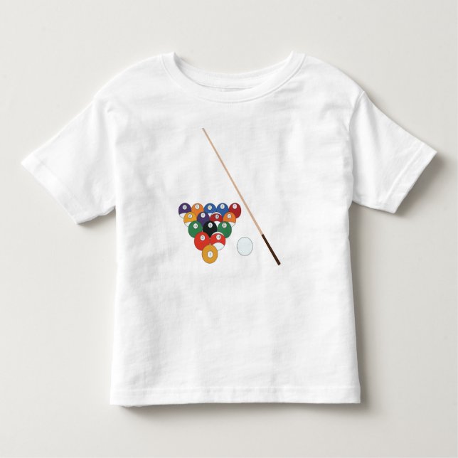 Billiard Toddler T-Shirt (Front)